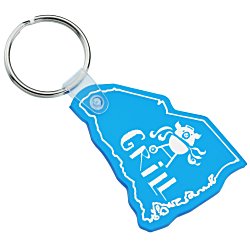 South Carolina Soft Keychain - Translucent
