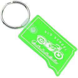 South Dakota Soft Keychain - Translucent