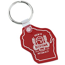 Wisconsin Soft Keychain - Opaque
