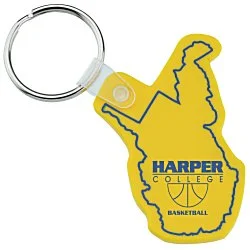 West Virginia Soft Keychain - Opaque