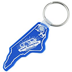 North Carolina Soft Keychain - Opaque