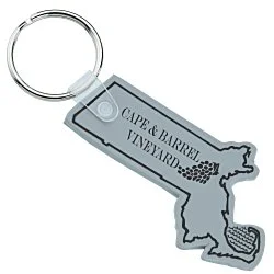 Massachusetts Soft Keychain - Opaque