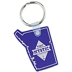 Connecticut Soft Keychain - Opaque