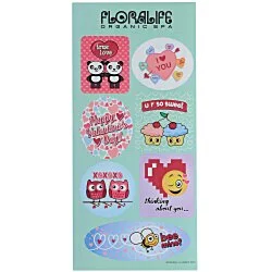 Super Kid Sticker Sheet - Valentine's Day