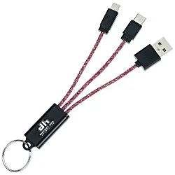 Ridge Line Charging Cable Keychain