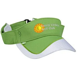 Fairway Wicking Golf Visor with Tee Holder