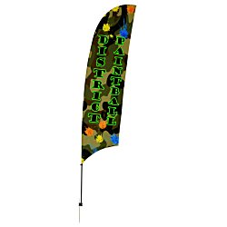 Outdoor Value Razor Sail Sign - 15' - One Sided