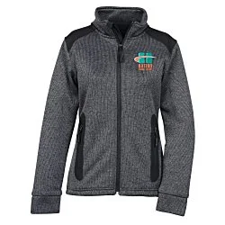 Heavy Knit Technical Sweater Fleece Jacket - Ladies'