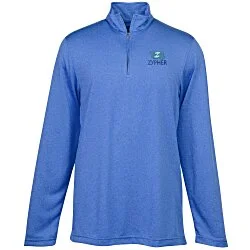 Cool & Dry Heathered Performance 1/4-Zip Pullover - Men's