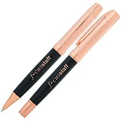 Dayton Twist Metal Pen & Rollerball Pen Set