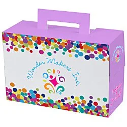 Briefcase Shape Box - Full Color