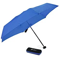 Mini Folding Umbrella with EVA Case - 37" Arc - 24 hr