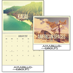 American Spaces Calendar- Spiral 2017 Clearance  Main Image