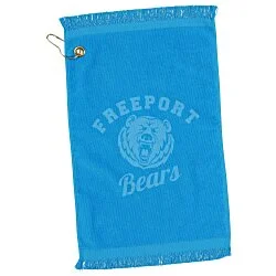 Fringed Golf Towel - 18" x 11" - Color