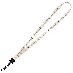 Dye-Sublimated Tubular Lanyard - 1/2" - 32" - Metal Lobster Claw