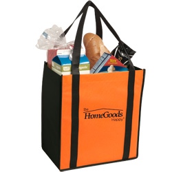 Non-Woven Two-Tone Grocery Tote  Main Image