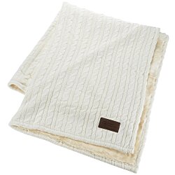 Supreme Cable Knit Cotton Throw
