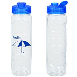 Refresh Clutch Water Bottle with Flip Lid - 28 oz. - Clear