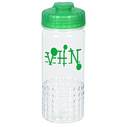 PolySure Out of the Block Water Bottle with Flip Lid - 16 oz. - Clear