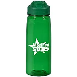 PolySure Grip 'N Sip Water Bottle with Flip Lid - 24 oz.