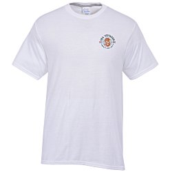 Principle Performance Blend T-Shirt - White - Embroidered