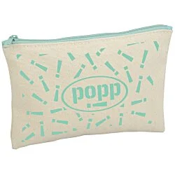 Chroma Zip Cotton Pouch - 5" x 7-1/4"