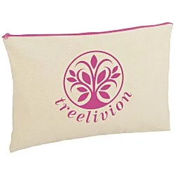 Chroma Zip Cotton Pouch - 10-3/4" x 15-3/4"