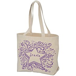 Birdie 10 oz. Cotton Gusseted Tote - 13-1/2" x 17-3/4"