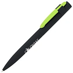 Harmony Soft Touch Metal Twist Pen - Black