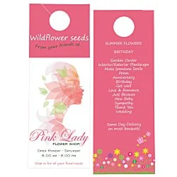 Pocket Paper Stock Door Hanger