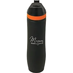 Persona Wave Vacuum Sport Bottle - 20 oz. - Black - Laser Engraved