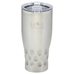 Circles Stainless Vacuum Tumbler - 30 oz. - Laser Engraved