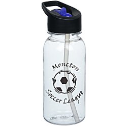 Clear Impact Cadet Bottle with Two-Tone Flip Straw Lid - 18 oz.