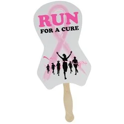 Hand Fan - Awareness Ribbon - Full Color