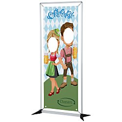 FrameWorx Banner Stand - Two Faces Cut Out