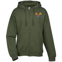 Independent Trading Co. Midweight Full-Zip Hoodie - Embroidered