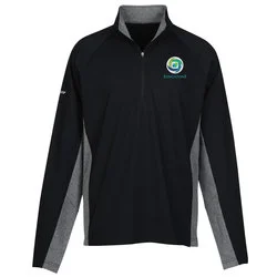 Sport-Wick Stretch 1/2-Zip Heather Colorblock Pullover - Men's