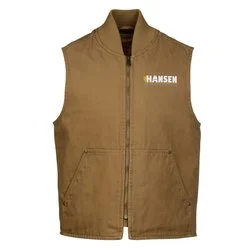 Washed Duck Cloth Work Vest