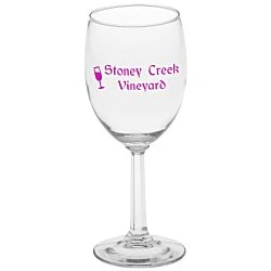 Napa Valley Optic Stem Wine Glass - 8 oz.