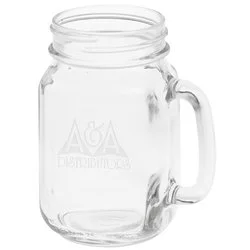 Mason Jar Mug - 16 oz. - Deep Etch