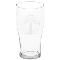 Tulip Pub Glass - 16 oz. - Deep Etch