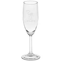 Napa Valley Optic Stem Flute - 6 oz. - Deep Etch