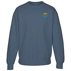 Comfort Colors Garment-Dyed Crew Sweatshirt - Embroidered