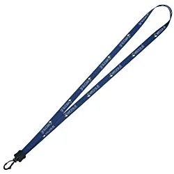 Dye-Sublimated Lanyard - 1/2" - 32" - Plastic Swivel Snap Hook - 24 hr