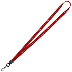 Dye-Sublimated Lanyard - 1/2" - 32" - Metal Swivel Snap Hook - 24 hr