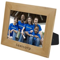 Bamboo Photo Frame - 4" x 6" - 24 hr