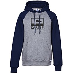 Russell Athletic Dri-Power Colorblock Raglan Hoodie - Screen