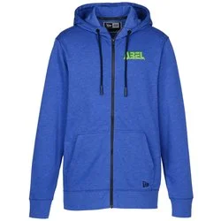 New Era Tri-Blend Full-Zip Hoodie - Men's - Embroidered