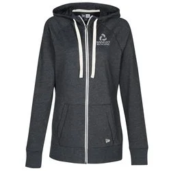 New Era Sueded Cotton Full-Zip Hoodie - Ladies' - Screen