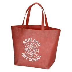 Crosshatched Non-Woven Tote Bag